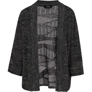 Usha - Cardigan - Ajourpatroon - Regular Fit - 3/4 Mouwen - Fashion Look Collection