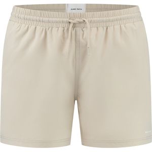 Pure Path Broek Swimshorts With Cords And Print 24010514 46 Sand Mannen Maat - L