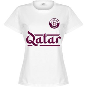 Qatar Team T-Shirt - Wit - Dames - XL