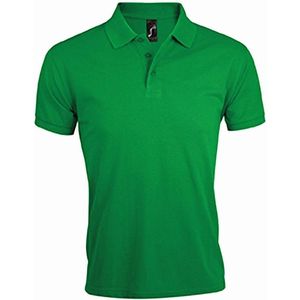 SOLS Heren Prime Pique Poloshirt met korte mouwen (Kelly Groen)