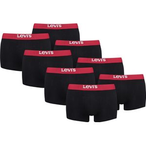 BOXERS 8-pack Levi's Solid Basic herenboxershorts, gemaakt van biologisch katoen