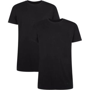 Comfortabel & Zijdezacht Bamboo Basics Ruben - Bamboe T-shirts (Multipack 2 stuks) Heren Ronde Hals - Korte Mouwen - Zwart - XXL