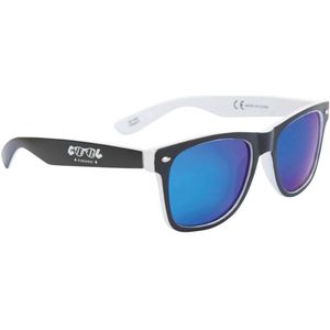 Cool Eyewear Rincon Vierkant Polarized Zonnebril; Zwart/Wit - Veelzijdig & Comfortabel - UV400 Bescherming - Uniseks - Cat. 3 - Wayfarer