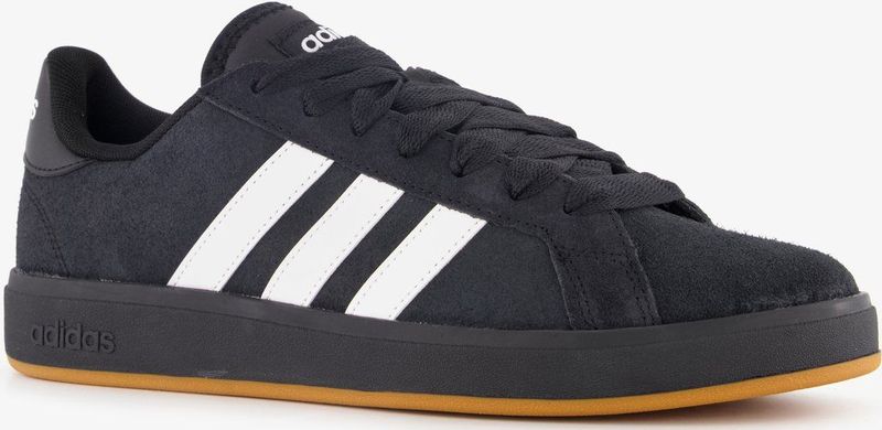 adidas heren GRAND COURT BASE 00s SHOES, core black/ftwr white/GUM 3, 40 2/3 EU