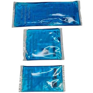 Rojafit - Hot/Cold pack - Herbruikbaar - Flexibel Hot/coldpack / icepack / gelpack - Voordeelset 3 stuks!! - Altijd de juiste maat in huis!!