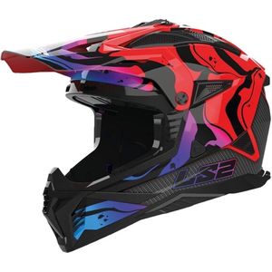LS2 - MX708 Fast II Wash - Offroad Helm - Rood
