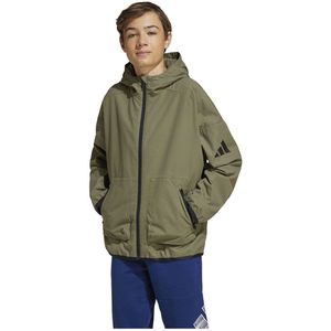 adidas - Utility Jas - Groen - Junioren - Waterafstotend