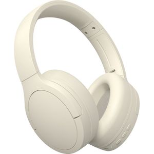 Volkano - Over Ear Koptelefoon Draadloos - Draadloze Headset met Microfoon - Bluetooth 5.3 - 60 Uur Batterij - Inklapbaar - ENC Kristalheldere Gesprekken - Bluetooth Headset – Wit