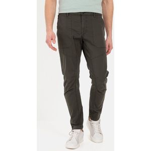 camel active Tapered Fit Worker Chino - Maat menswear-42/32 - Donker Groen