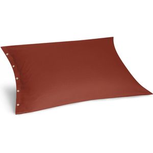 Yumeko kussensloop velvet flanel fluweel rood 70x90 - Biologisch & ecologisch - 1 stuk