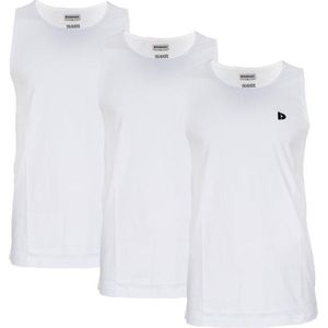 3-Pack Donnay - Muscle shirt (James) - Tanktop - Heren - White (001) - maat M