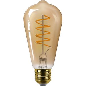 Philips - LED Classic 25W ST64 - Gouden Lamp - E27 - Helder Glas