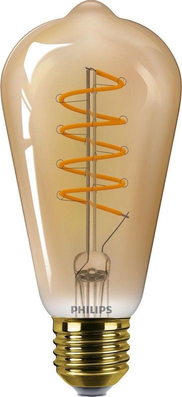 Philips - LED Classic 25W ST64 - Gouden Lamp - E27 - Helder Glas