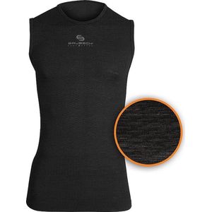 Brubeck Sportondergoed Ondershirt met 3D Technology - Singlet - Zwart - XL