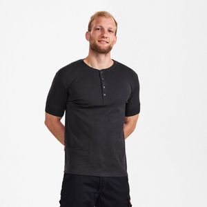 Engel Extend Grandad T-shirt 9256-565 - Anthracite Grey - XS