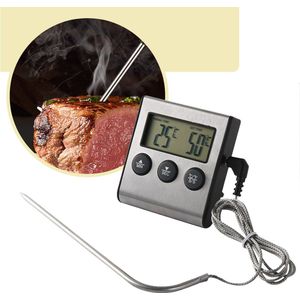 Lynnz® digitale thermometer met draad - kernthermometer - bbq accesoires - suikerthermometer - vleesthermometer - oventhermometer - digitaal