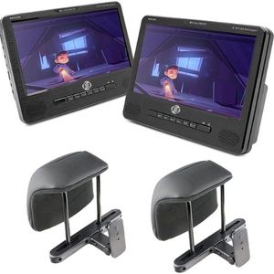 Equivera Draagbare DVD Speler Auto - DVD Speler - Voor Kinderen en Volwassenen - Handig voor Onderweg