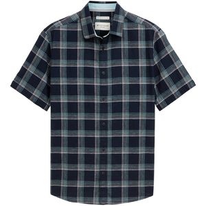 Overhemd - Geruit - Korte Mouwen - Linnen - Lente Zomer