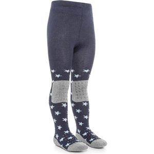 Kinder Maillot met Antislip Zolen - Baby Maillot Voor Comfort en Veiligheid - Elastische Kruip Maillot met Grip - Blauwe Sterren