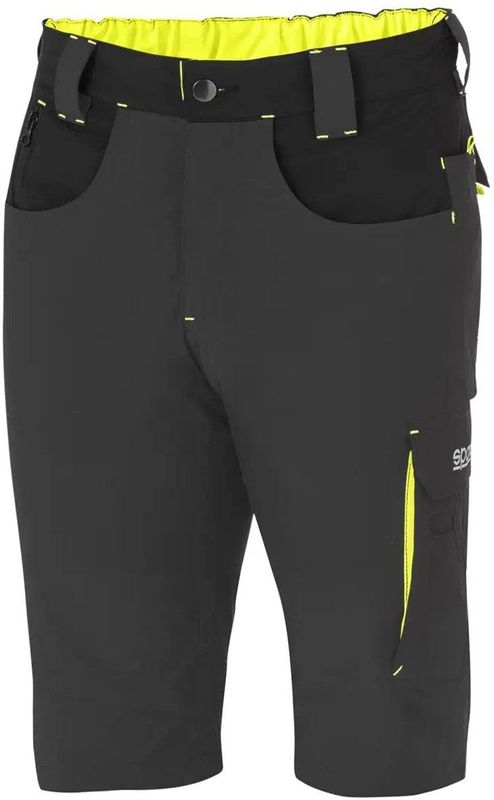 Sportbroek - Zwart - Nylon/Elasthanne - Met Zijzak en Port badge