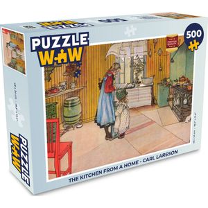 Puzzel The kitchen from a home - Carl Larsson - Legpuzzel - Puzzel 500 stukjes
