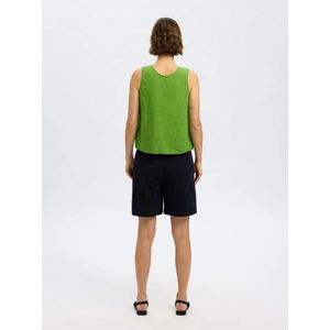 Selected Femme Linna SL Reversible Linen Top Spindle Tree