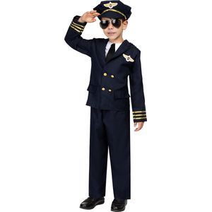 FUNIDELIA Piloot Kostuum voor jongens - Maat: 135 - 152 cm
