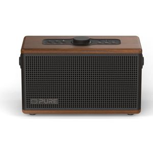 Pure Classic Aura - Draagbare Bluetooth-luidspreker - Koffie bruin - Met Sfeerverlichting