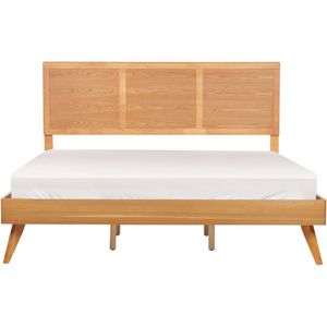 ISTRES - Tweepersoonsbed - Lichthout - 180 x 200 cm - MDF