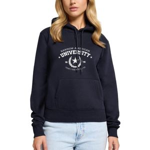 Random American University | Grappig Varsity Premium Hoodie Dames