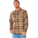 Rip Curl Fun Times Polar Fleece Overhemd Met Lange Mouwen Bruin M Man
