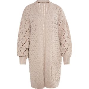 Usha Gebreid vest 'Sivene'  beige