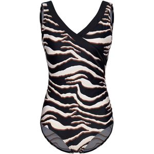 Dames Badpak Pastunette - Zebra - Corrigerend - Maat 38