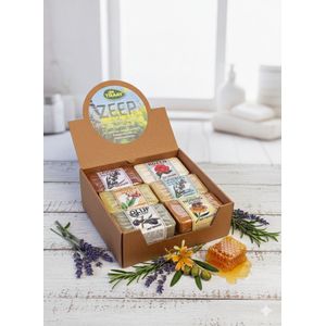 De Traay Natuurlijke Handgemaakte Zeep Collectie | 12x Zeep | Huidverzorging & Ontspanning | Diverse Kruidenextracten