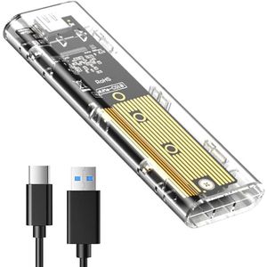 Externe M.2 NVMe SSD Behuizing met USB 3.1 Gen 2 - Adapter voor PCIe M-Key SSD 2230/2242/2260/2280