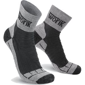 2-Pack Worik Stevige Ademende En Koele Sokken MTHS - Grijs - Unisex - Maat 38-40