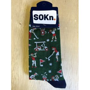 SOKn. Trendy sokken *GOLFEN* maat 35-41 (ook leuk om kado te geven !)