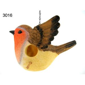 Vogelhuisje roodborst, 25 x 16 x 17 cm