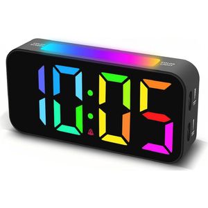 Digitale Alarmklok voor Slaapkamer met Aanpasbaar Geluid en Snoozefunctie