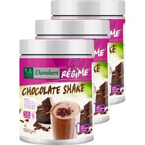 Damhert | Think Slim | Maaltijdshake | Chocolade | 3 Stuks | 3 x 520 gram