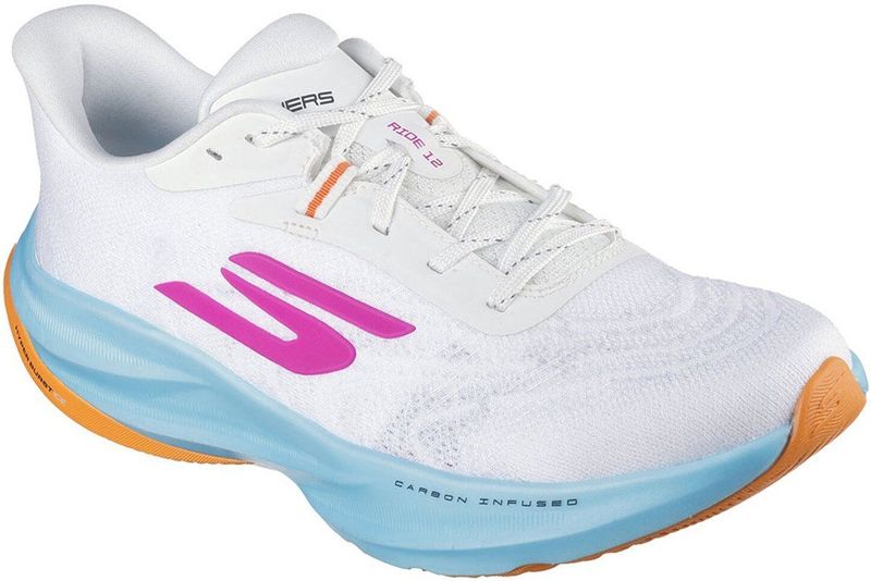 Skechers Go Run Ride 12 - Hardloopschoenen - Ademend Geweven Mesh - Lage Top