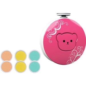Elektrische nagelvijl voor baby's - Manicureset voor baby's - met 6 Slijpkoppen - Veilig en onschadelijk - ook geschikt voor volwassenen