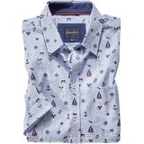 Babista - BELVANO - Overhemd - Lichtblauw - Korte Mouwen