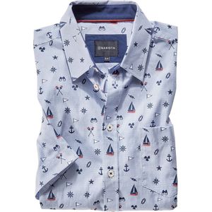 Babista - BELVANO - Overhemd - Lichtblauw - Korte Mouwen