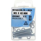 Deltafix - Moeren - M5x20mm - 12 Stuks