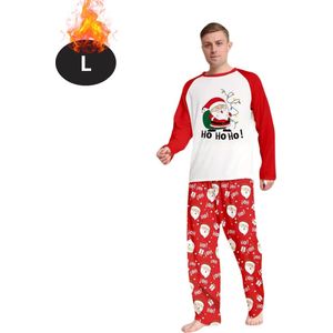 Bovista Kerst Pyjama - Heren - Kerstpyjama - Mannen - Slaapkleding Volwassenen - Set - Broek - Shirt - Christmas - Maat L