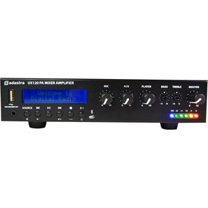 Adastra UX120 Compacte 100V Versterker 120 Watt met BT en DAB+