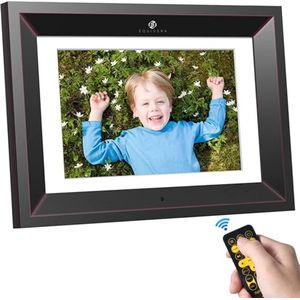 Equivera Digitale Fotolijst - 10,1 Inch Full HD - Houten Frame