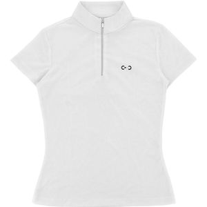 polo shirt white riding world maat s
