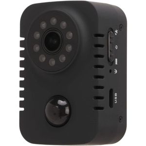 Bodycam - Action Cam - Spycam - Bewegingsdetectie - 180º Draaibare Lens - Bodycam Politie - Full HD - Zwart